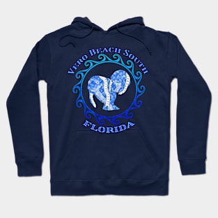 Vero Beach South Florida Vacation Tribal Manatees Hoodie